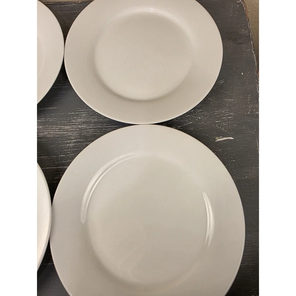 4 Crate & Barrel Aspen White 8 3/8